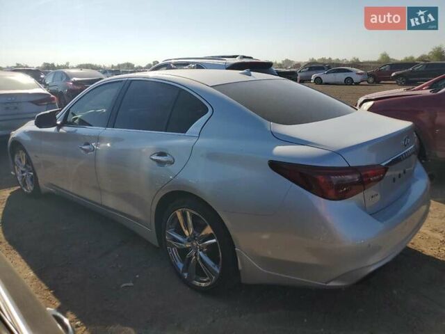 Серый Инфинити Q50, объемом двигателя 3 л и пробегом 131 тыс. км за 3900 $, фото 2 на Automoto.ua