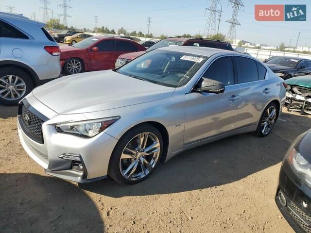 Серый Инфинити Q50, объемом двигателя 3 л и пробегом 131 тыс. км за 3900 $, фото 1 на Automoto.ua