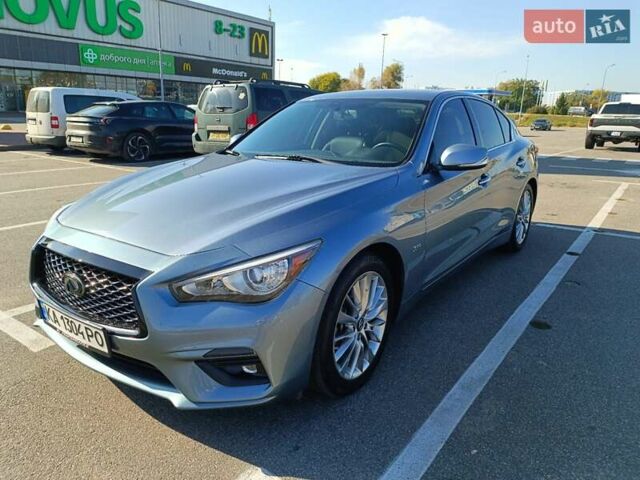 Сірий Інфініті Q50, об'ємом двигуна 3 л та пробігом 135 тис. км за 23000 $, фото 6 на Automoto.ua