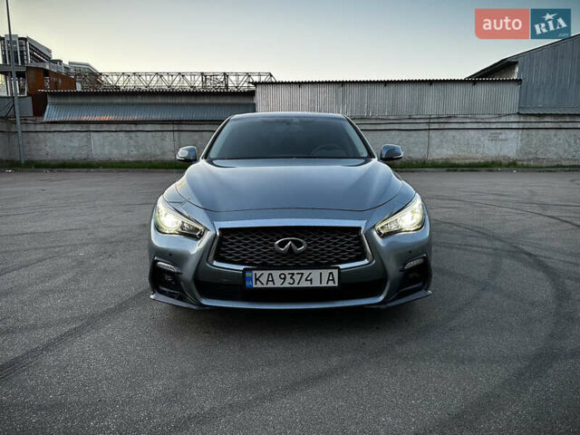 Серый Инфинити Q50, объемом двигателя 3 л и пробегом 41 тыс. км за 17100 $, фото 7 на Automoto.ua
