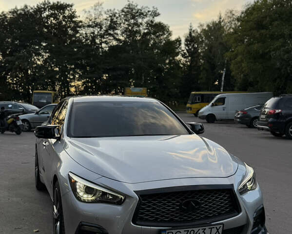 Сірий Інфініті Q50, об'ємом двигуна 3 л та пробігом 59 тис. км за 23000 $, фото 1 на Automoto.ua