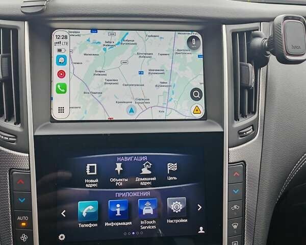 Серый Инфинити Q50, объемом двигателя 3 л и пробегом 55 тыс. км за 25000 $, фото 12 на Automoto.ua