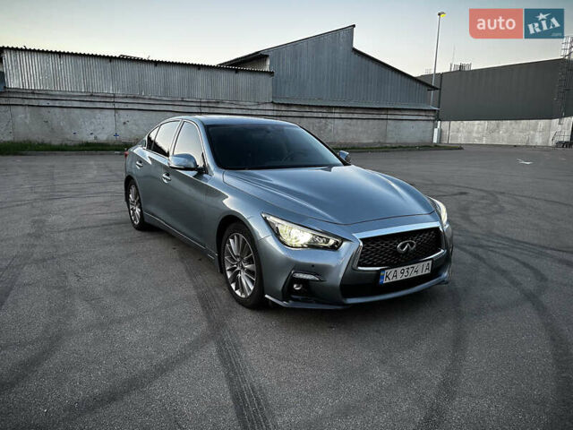 Серый Инфинити Q50, объемом двигателя 3 л и пробегом 41 тыс. км за 17100 $, фото 6 на Automoto.ua