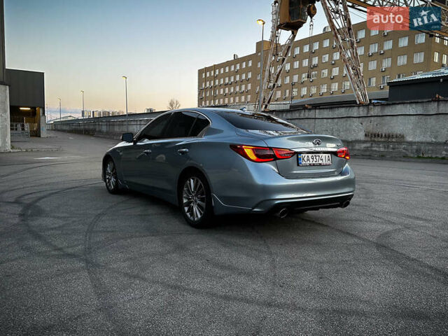 Серый Инфинити Q50, объемом двигателя 3 л и пробегом 41 тыс. км за 17100 $, фото 2 на Automoto.ua