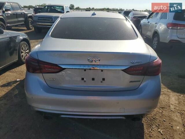 Серый Инфинити Q50, объемом двигателя 3 л и пробегом 131 тыс. км за 3900 $, фото 5 на Automoto.ua