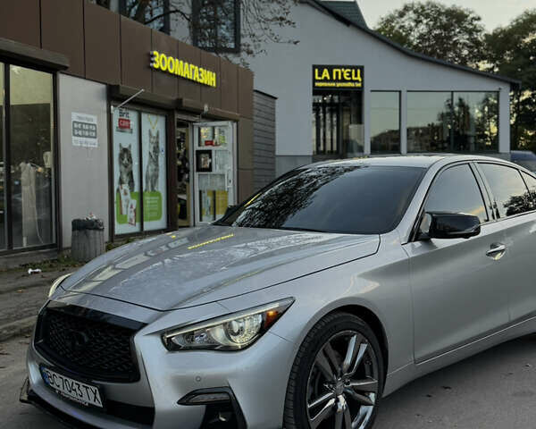 Сірий Інфініті Q50, об'ємом двигуна 3 л та пробігом 59 тис. км за 23000 $, фото 2 на Automoto.ua