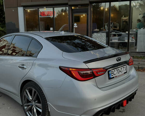 Сірий Інфініті Q50, об'ємом двигуна 3 л та пробігом 59 тис. км за 23000 $, фото 4 на Automoto.ua