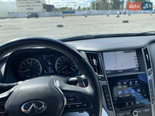 Серый Инфинити Q50, объемом двигателя 3 л и пробегом 170 тыс. км за 24000 $, фото 16 на Automoto.ua