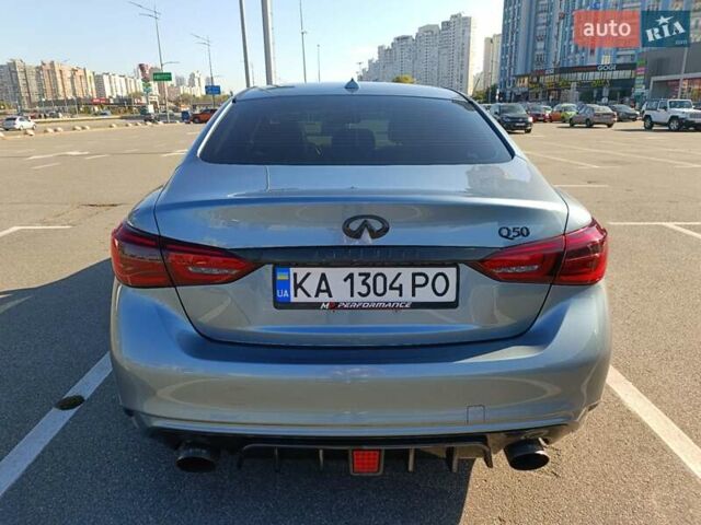 Сірий Інфініті Q50, об'ємом двигуна 3 л та пробігом 135 тис. км за 23000 $, фото 22 на Automoto.ua