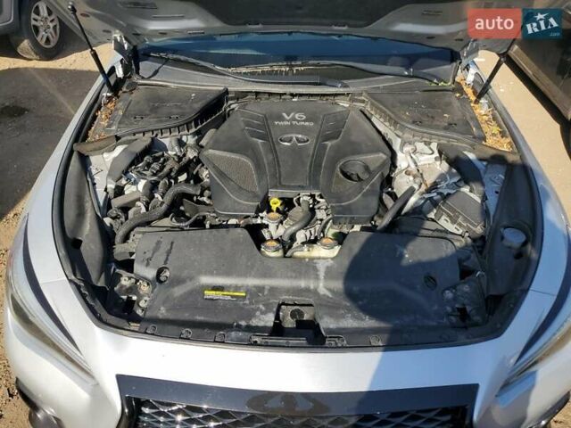 Серый Инфинити Q50, объемом двигателя 3 л и пробегом 131 тыс. км за 3900 $, фото 10 на Automoto.ua