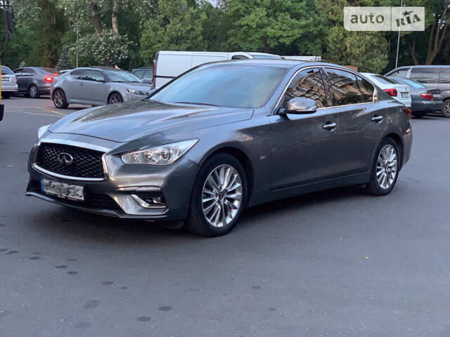 Сірий Інфініті Q50, об'ємом двигуна 2 л та пробігом 33 тис. км за 26500 $, фото 2 на Automoto.ua