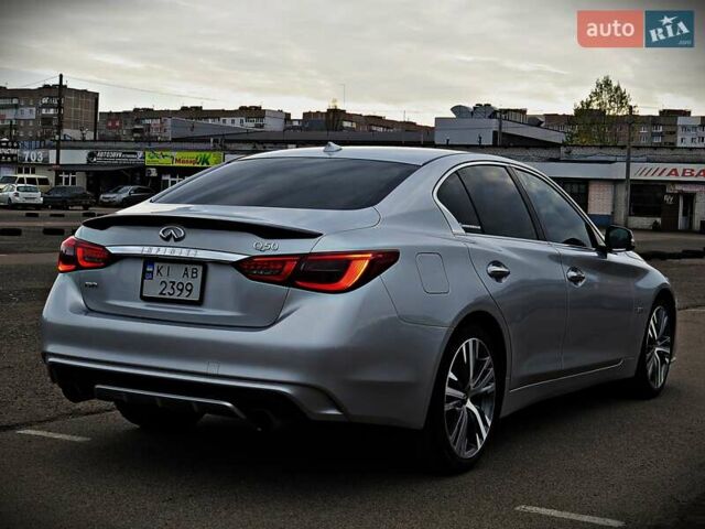 Сірий Інфініті Q50, об'ємом двигуна 3 л та пробігом 119 тис. км за 15800 $, фото 2 на Automoto.ua