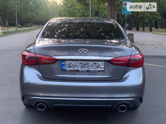 Сірий Інфініті Q50, об'ємом двигуна 2 л та пробігом 33 тис. км за 26500 $, фото 5 на Automoto.ua