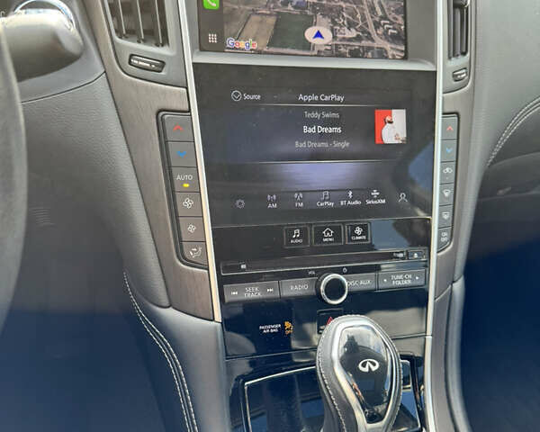 Серый Инфинити Q50, объемом двигателя 3 л и пробегом 93 тыс. км за 20000 $, фото 12 на Automoto.ua