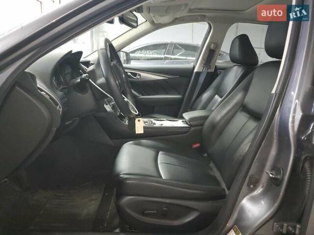 Сірий Інфініті Q50, об'ємом двигуна 3 л та пробігом 43 тис. км за 5200 $, фото 6 на Automoto.ua