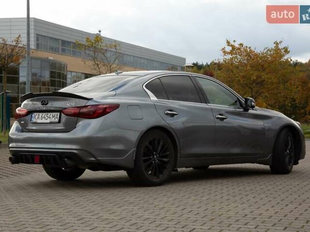 Серый Инфинити Q50, объемом двигателя 2.8 л и пробегом 47 тыс. км за 27000 $, фото 4 на Automoto.ua