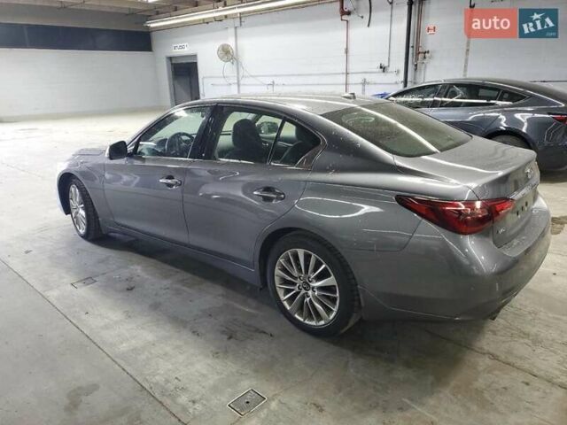 Сірий Інфініті Q50, об'ємом двигуна 3 л та пробігом 43 тис. км за 5200 $, фото 1 на Automoto.ua