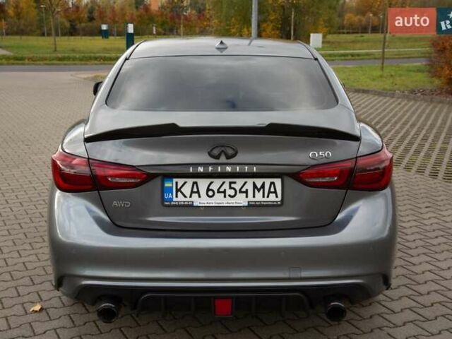 Серый Инфинити Q50, объемом двигателя 2.8 л и пробегом 47 тыс. км за 27000 $, фото 6 на Automoto.ua