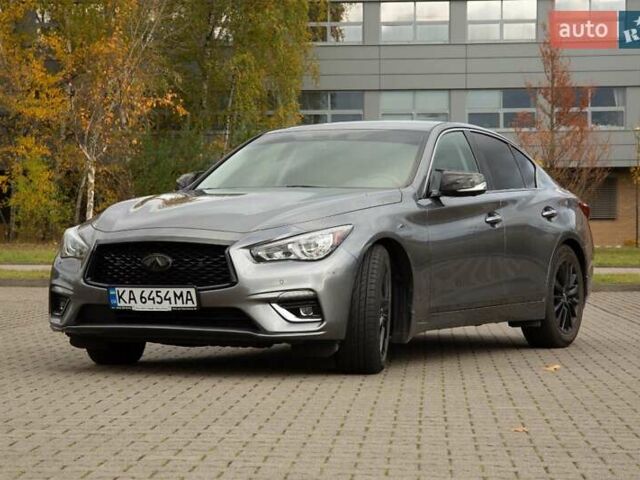 Серый Инфинити Q50, объемом двигателя 2.8 л и пробегом 47 тыс. км за 27000 $, фото 1 на Automoto.ua