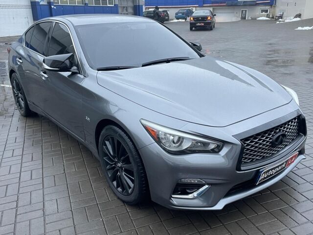 Сірий Інфініті Q50, об'ємом двигуна 3 л та пробігом 77 тис. км за 19990 $, фото 11 на Automoto.ua