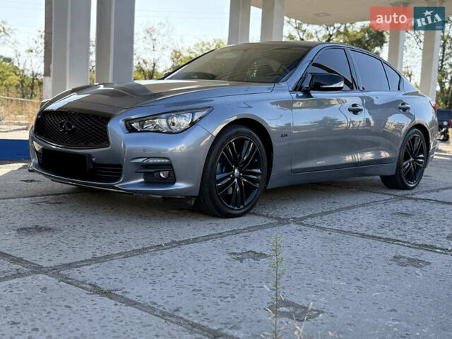 Синий Инфинити Q50, объемом двигателя 2.14 л и пробегом 171 тыс. км за 15500 $, фото 5 на Automoto.ua