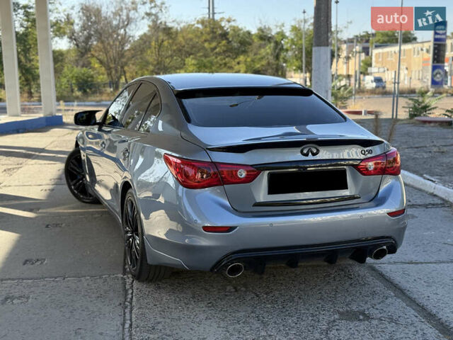 Синий Инфинити Q50, объемом двигателя 2.14 л и пробегом 171 тыс. км за 15500 $, фото 20 на Automoto.ua