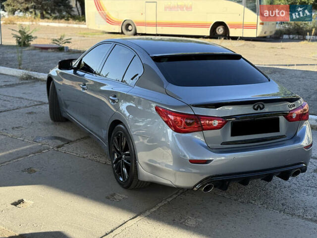 Синий Инфинити Q50, объемом двигателя 2.14 л и пробегом 171 тыс. км за 15500 $, фото 15 на Automoto.ua