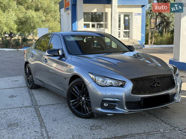 Синий Инфинити Q50, объемом двигателя 2.14 л и пробегом 171 тыс. км за 15500 $, фото 4 на Automoto.ua