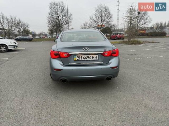 Синий Инфинити Q50, объемом двигателя 1.99 л и пробегом 141 тыс. км за 14500 $, фото 15 на Automoto.ua