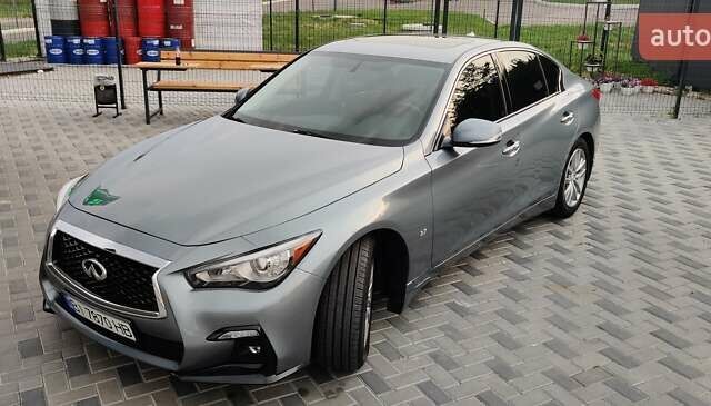 Синій Інфініті Q50, об'ємом двигуна 3.7 л та пробігом 155 тис. км за 15499 $, фото 6 на Automoto.ua
