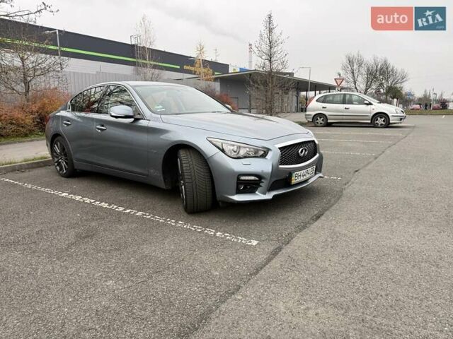 Синий Инфинити Q50, объемом двигателя 1.99 л и пробегом 141 тыс. км за 14500 $, фото 6 на Automoto.ua