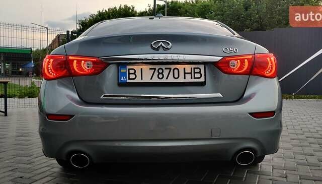 Синій Інфініті Q50, об'ємом двигуна 3.7 л та пробігом 155 тис. км за 15499 $, фото 15 на Automoto.ua