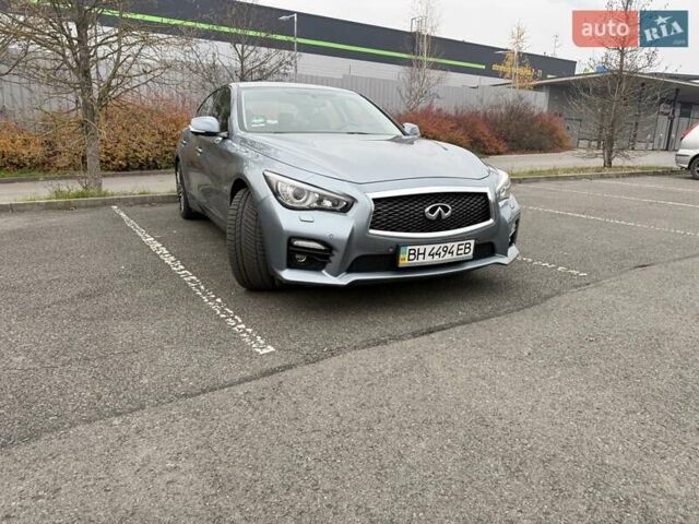 Синий Инфинити Q50, объемом двигателя 1.99 л и пробегом 141 тыс. км за 14500 $, фото 5 на Automoto.ua