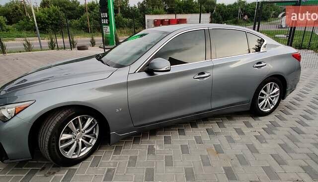 Синій Інфініті Q50, об'ємом двигуна 3.7 л та пробігом 155 тис. км за 15499 $, фото 12 на Automoto.ua