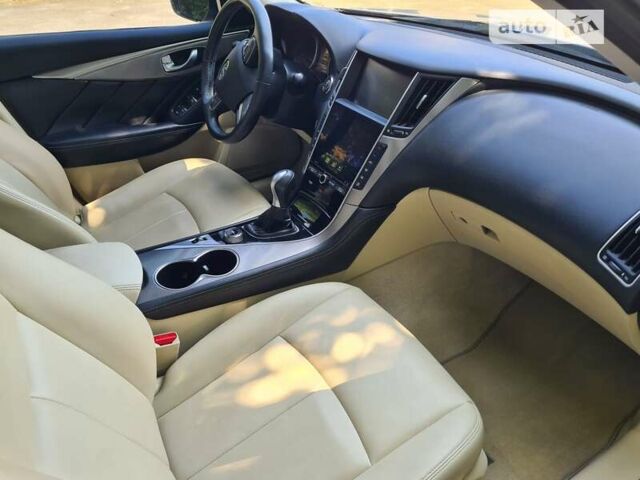 Синий Инфинити Q50, объемом двигателя 3 л и пробегом 76 тыс. км за 16500 $, фото 12 на Automoto.ua