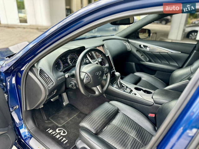 Синий Инфинити Q50, объемом двигателя 3 л и пробегом 108 тыс. км за 15999 $, фото 14 на Automoto.ua