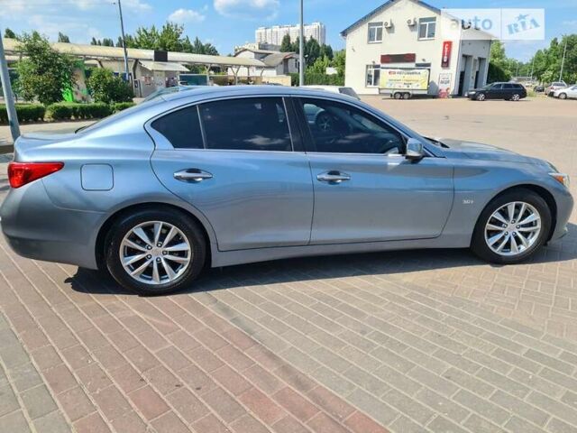 Синий Инфинити Q50, объемом двигателя 3 л и пробегом 76 тыс. км за 16500 $, фото 9 на Automoto.ua