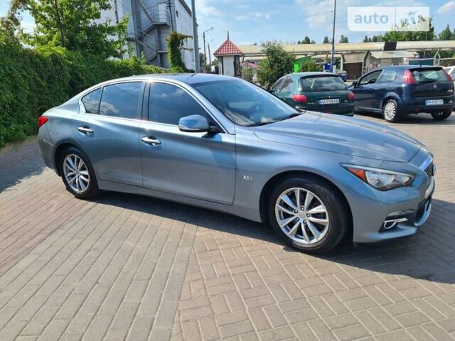 Синий Инфинити Q50, объемом двигателя 3 л и пробегом 76 тыс. км за 16500 $, фото 10 на Automoto.ua
