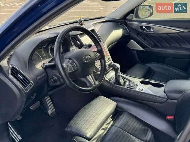 Синий Инфинити Q50, объемом двигателя 1.99 л и пробегом 162 тыс. км за 14200 $, фото 3 на Automoto.ua