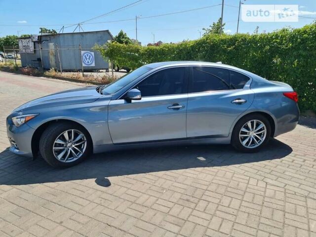 Синий Инфинити Q50, объемом двигателя 3 л и пробегом 76 тыс. км за 16500 $, фото 3 на Automoto.ua