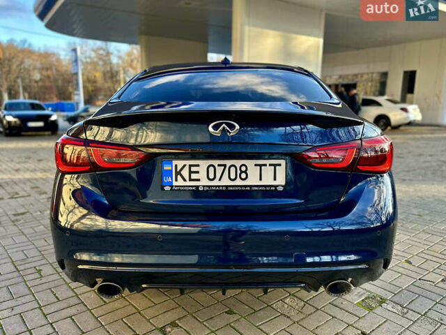 Синий Инфинити Q50, объемом двигателя 3 л и пробегом 113 тыс. км за 15900 $, фото 4 на Automoto.ua