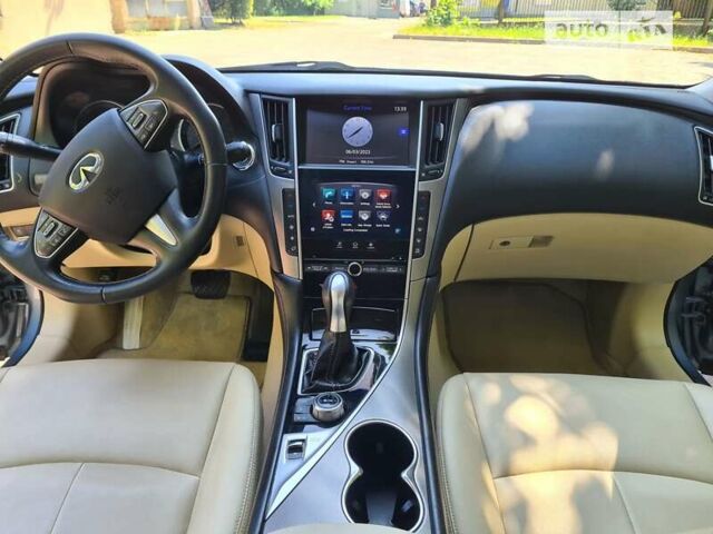 Синий Инфинити Q50, объемом двигателя 3 л и пробегом 76 тыс. км за 16500 $, фото 11 на Automoto.ua