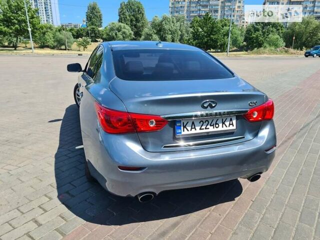 Синий Инфинити Q50, объемом двигателя 3 л и пробегом 76 тыс. км за 16500 $, фото 6 на Automoto.ua