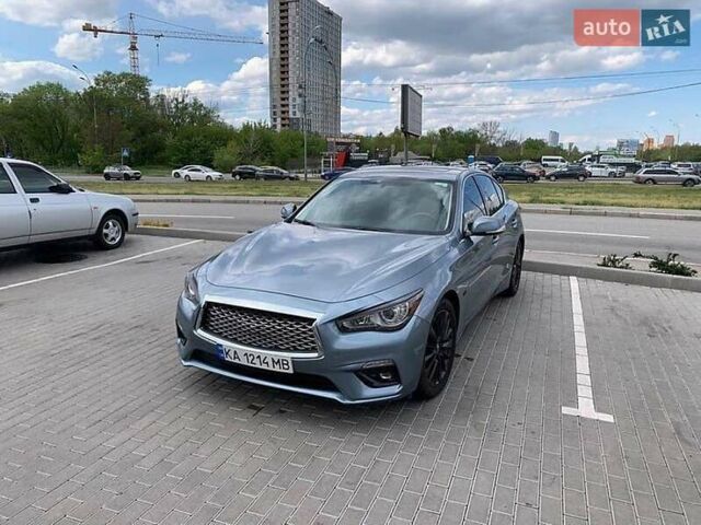 Синій Інфініті Q50, об'ємом двигуна 3 л та пробігом 150 тис. км за 15000 $, фото 7 на Automoto.ua
