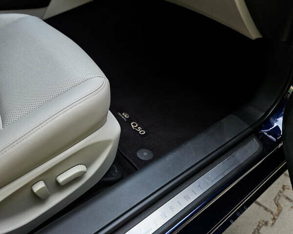 Синій Інфініті Q50, об'ємом двигуна 3 л та пробігом 18 тис. км за 24999 $, фото 20 на Automoto.ua