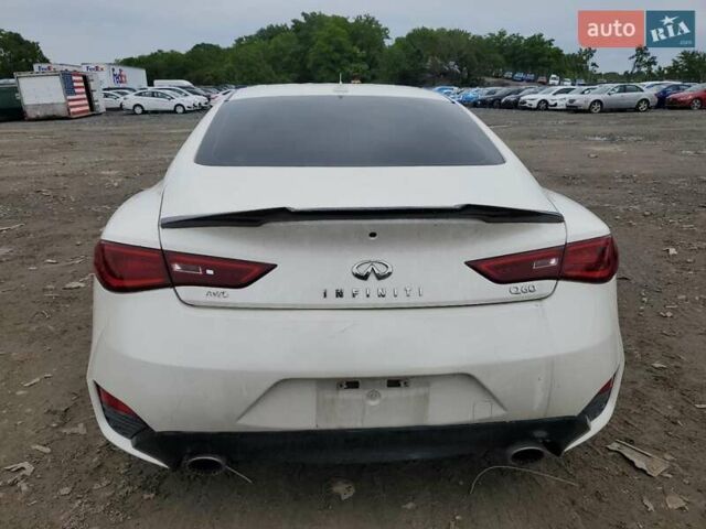 Белый Инфинити Q60, объемом двигателя 3 л и пробегом 83 тыс. км за 5000 $, фото 5 на Automoto.ua