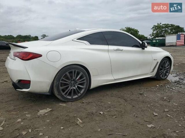 Белый Инфинити Q60, объемом двигателя 3 л и пробегом 83 тыс. км за 5000 $, фото 2 на Automoto.ua