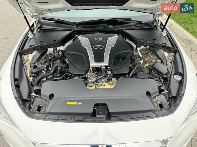 Белый Инфинити Q60, объемом двигателя 3 л и пробегом 85 тыс. км за 27500 $, фото 89 на Automoto.ua