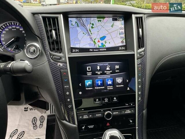 Белый Инфинити Q60, объемом двигателя 3 л и пробегом 85 тыс. км за 27500 $, фото 54 на Automoto.ua