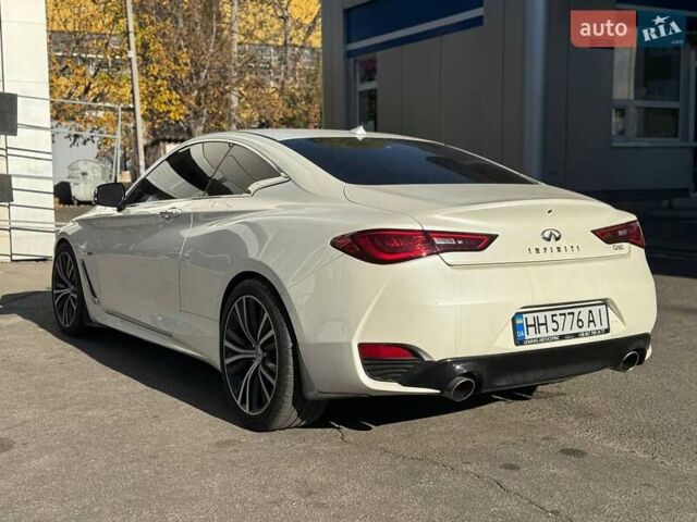 Белый Инфинити Q60, объемом двигателя 3 л и пробегом 85 тыс. км за 17900 $, фото 1 на Automoto.ua